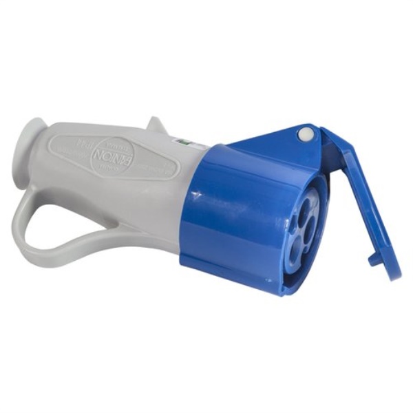 Presa elettrica Fanton 71000 con anello Blu e Bianco