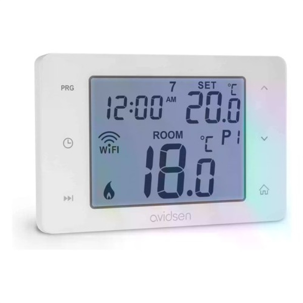 Cronotermostato Avidsen 127062 Digitale Wi-Fi Home Flow W Bianco
