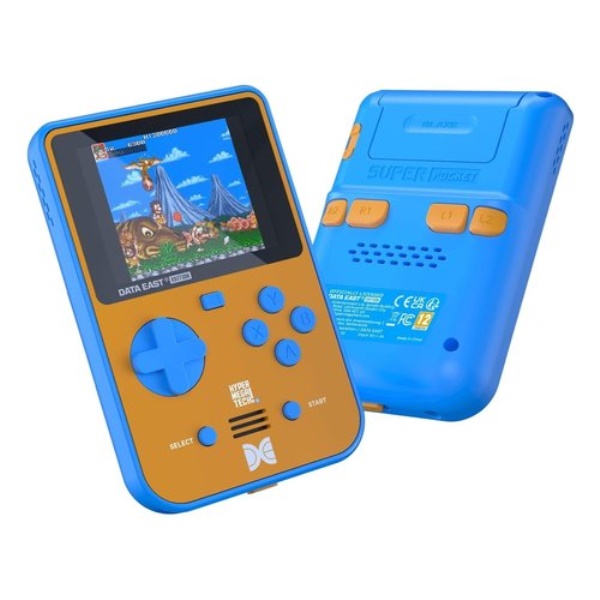Console pocket Evercade 1161491 SUPER POCKET Data East Blue e Orange