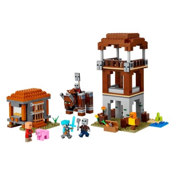 Costruzioni LEGO 21278 MINECRAFT L’avamposto del saccheggiatore e pred