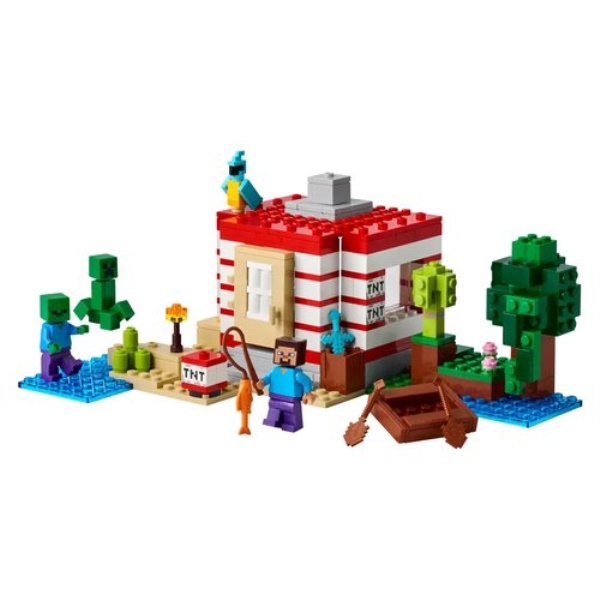 Costruzioni LEGO 21275 MINECRAFT Casa nella giungla esplosiva