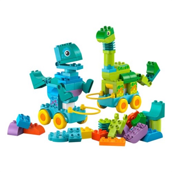 Costruzioni LEGO 10451 DUPLO Dinosauri su ruote 3 in 1