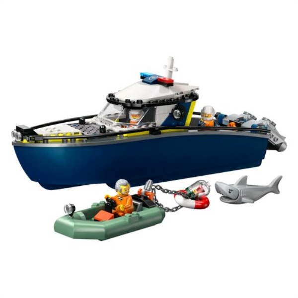 Costruzioni LEGO 60456 CITY POLICE Inseguimento del motoscafo della Po