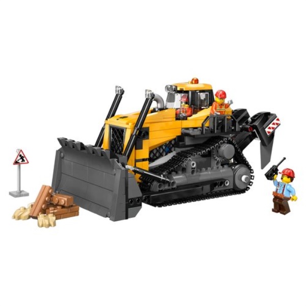 Costruzioni LEGO 60466 CITY BIG VEHICLES Bulldozer giallo