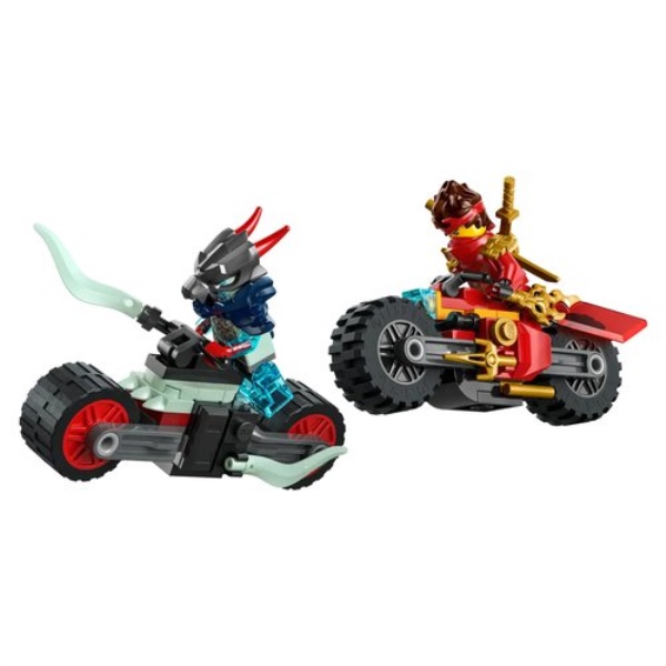 Costruzioni LEGO 71838 NINJAGO Gara di velocità sulla moto di Kai