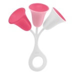 CHICCO - Sonaglio Chicco 00000023600000 BABY SENSE & FOCUS Trillino Tulipano Ro