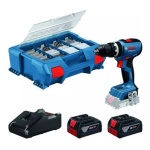 BOSCH - Trapano percussione Bosch Professional 06019N3307 Gsb 18V 65 con 82 ac