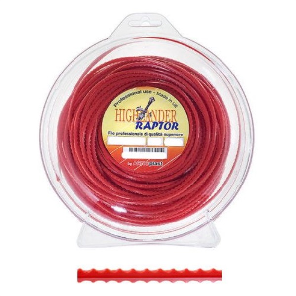 Filo decespugliatore Arno plast 1411 0130 HIGHLANDER RAPTOR Rosso