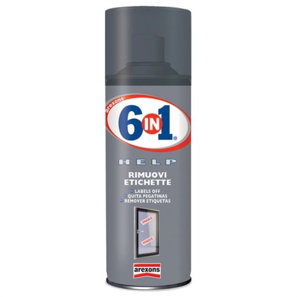 Rimuovi colla Arexons 4235 6 IN 1HELP etichette