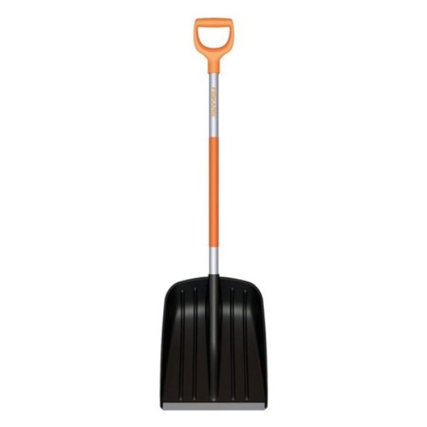Pala Fiskars 1057177 SNOWXPERT da neve Nero e Arancio