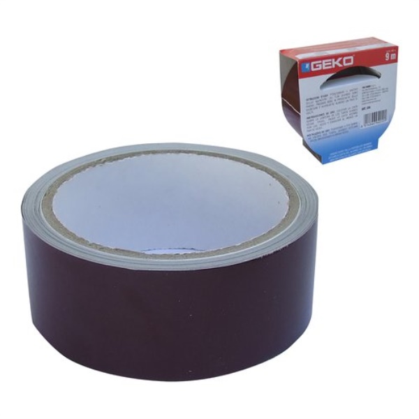 Nastro alte temperature Geko 230 801 SMOKE alluminio Marrone