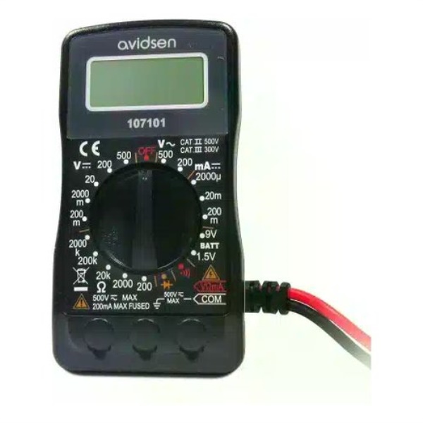 Tester Avidsen 107101 Digitale per misure elettriche Nero