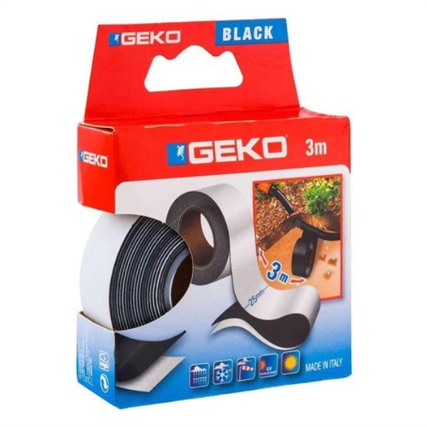 Nastro autoagglomerante Geko 16000 non adesivo Nero