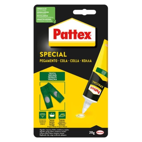 Colla specifica Pattex 2849134 Special Tessuti Trasparente