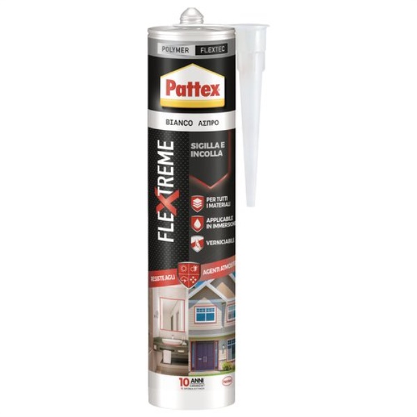Sigillante polimerico Pattex 2717868 FLEXTREME REPAIR Bianco