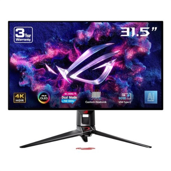 Monitor Asus 90LM0A50 B01370 ROG SWIFT PG32UCDP Black