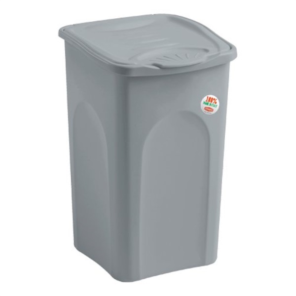 Porta biancheria Stefanplast 70237 PRIMAVERA Stone grey