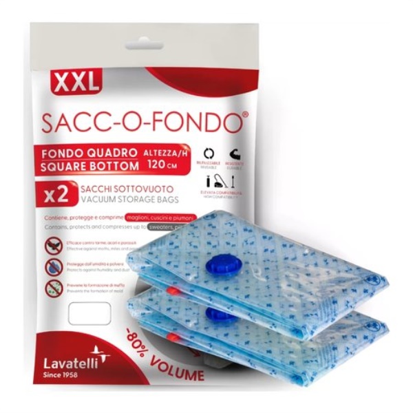 Sacco salvaspazio Lavatelli 528 SACCOFONDO sottovuoto 2 Pz