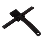 Cipi - Tergivetro Cipi CP924 ON WIPE con gancio doccia Nero