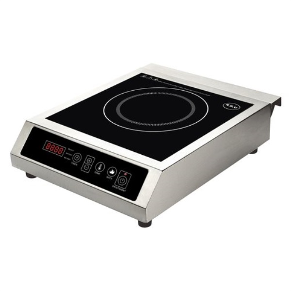 Piastra induzione R. G. V. 111450 PRO IND 1 Black e Silver