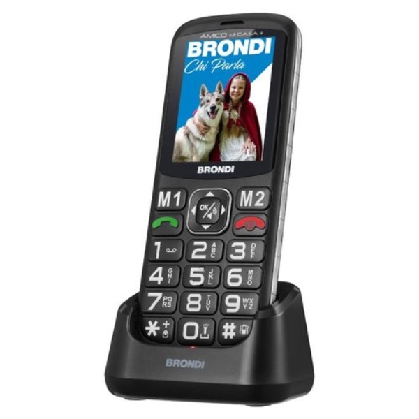 Cellulare Brondi AMICO DI CASA+ Dual SIM Black