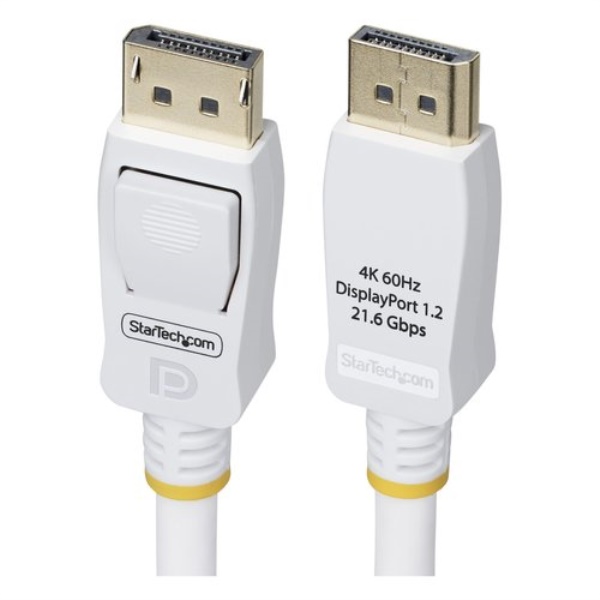 Cavo Displayport Startech.Com DP12 CABLE 6FTW 1.2 White