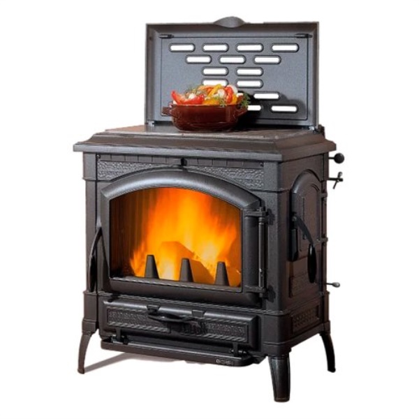 Stufa legna Nordica 3002240 ISOTTA con cerchi 16 Nero antracite