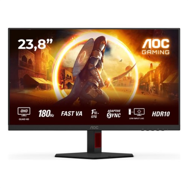 Monitor Aoc Q24G4RE QHD Black e Red