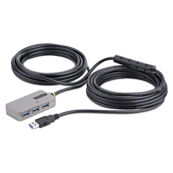Cavo USB Startech.Com U01043 USB EXTENDER 3.0 Prolunga Black e Silver
