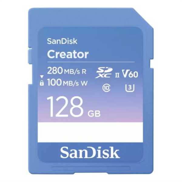 Scheda di memoria Sandisk SDSDXEP 128G GNCIS CREATOR Light blue e Viol