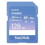 SANDISK - Scheda di memoria Sandisk SDSDXEP 128G GNCIS CREATOR Light blue e Viol