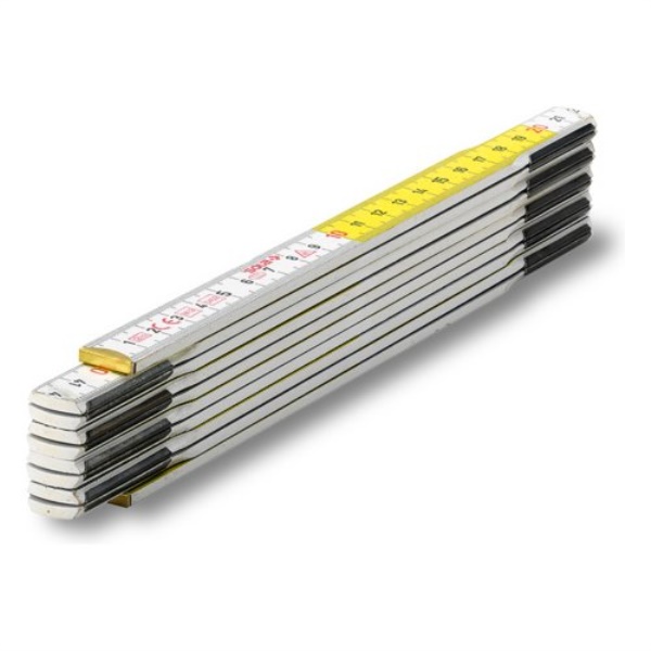 Doppio metro Sola 53021201 HF 2/10 Legno Bianco