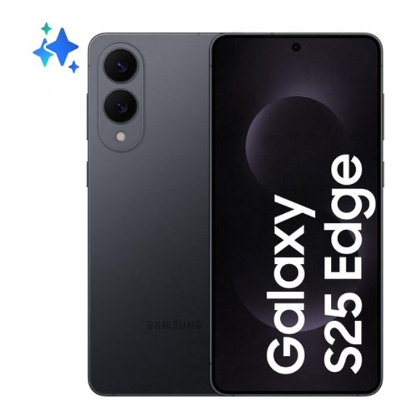 Smartphone Samsung 787721 GALAXY AI S25 EDGE Tim Titanium Jetblack