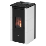 Cadel - Stufa pellet Cadel 7025039 CRISTAL 7 UP T2 White