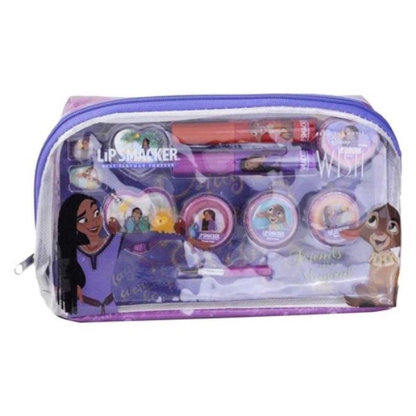 Wish essential makeup bag set set Lip Smacker