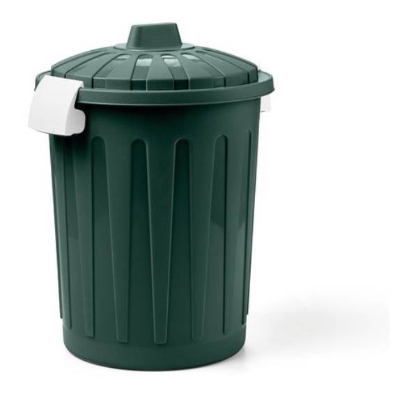 Bidoncino Veca BD001 0080MJ VBC BLIM coperchio a clip Verde bosco