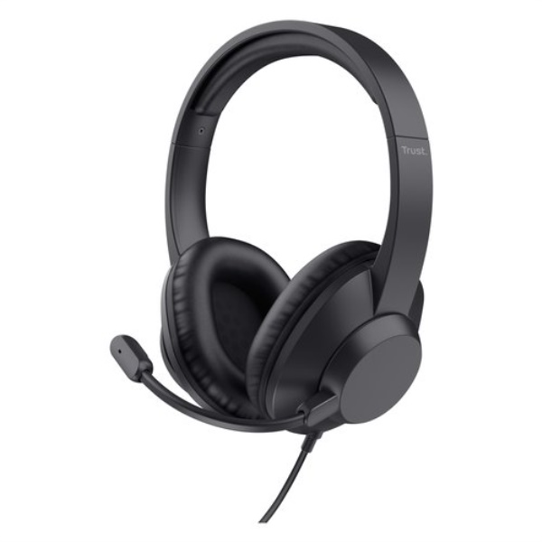 Cuffie microfono filo Trust 25461 Ayda Max USB Black