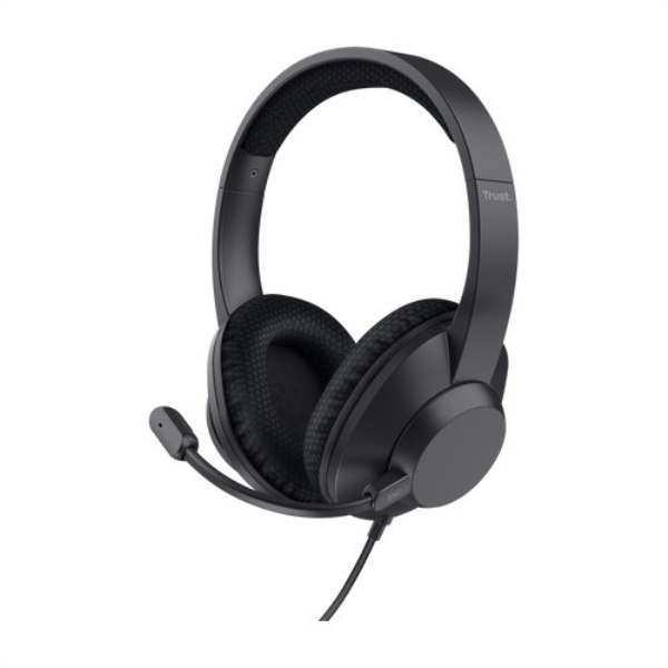 Cuffie microfono filo Trust 25462 Ayda Max USB ENC Black