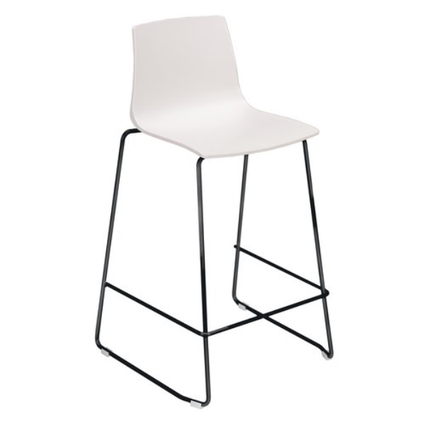 Sgabello Grandsoleil S2927B MINI IMOLA Nero e Bianco