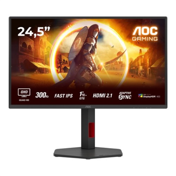 Monitor Aoc Q25G4SR QHD Pivot Black