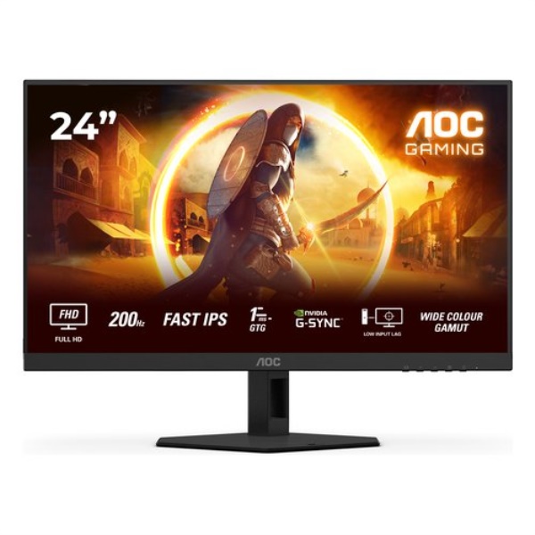 Monitor Aoc 24G4HRE AGON Black e Red