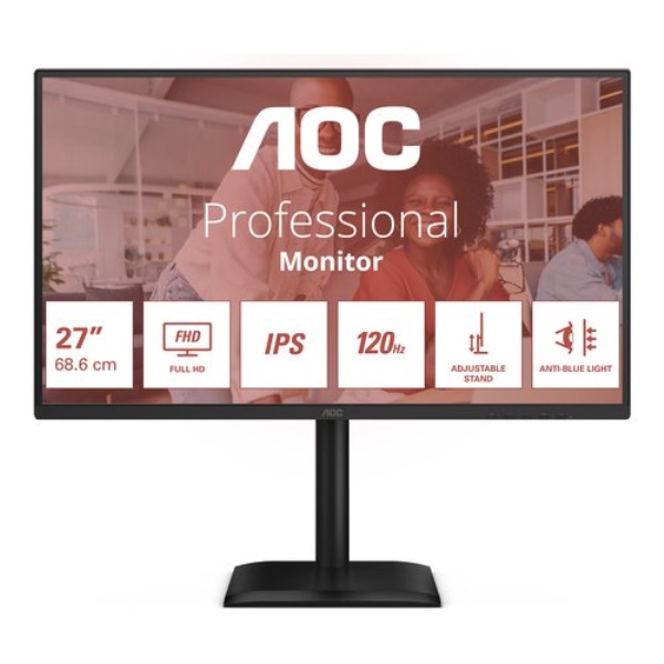 Monitor Aoc 27E4U PROFESSIONAL Pivot Black