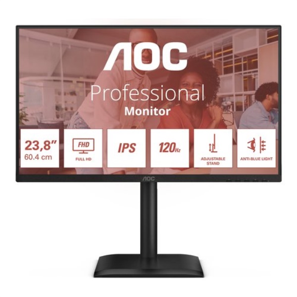 Monitor Aoc 24E4U PROFESSIONAL Pivot Black
