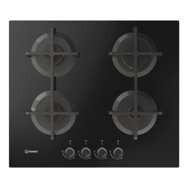 Piano cottura gas Indesit 869991698960 ING 61T BK 1 Black