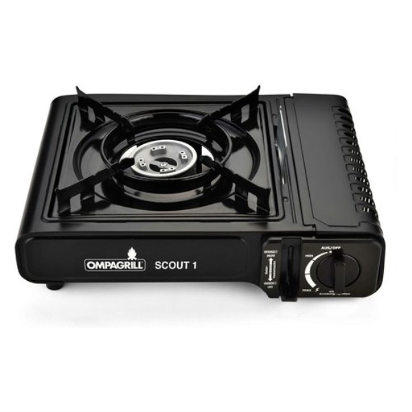 Fornello campeggio Ompagrill 1 Scout Nero