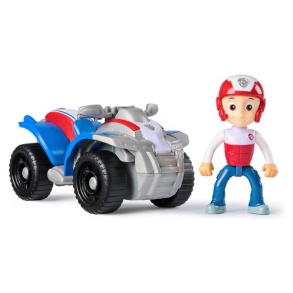 Set personaggio Spin Master 6071212 PAW PATROL Quad con Ryder Blu e Si