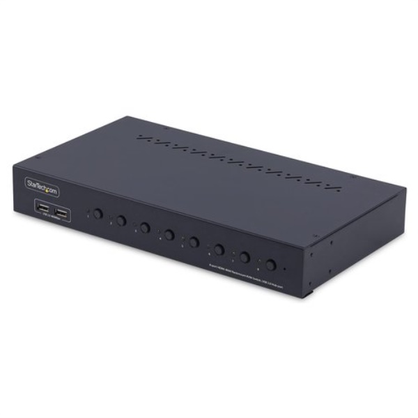 Kvm switch Startech.Com R8AH202 KVM SWITCH HDMI a 8 Porte Black