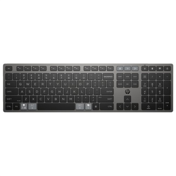 Tastiera computer Hp 9T5B2AA 725 Multi Device Rechargeable Gray