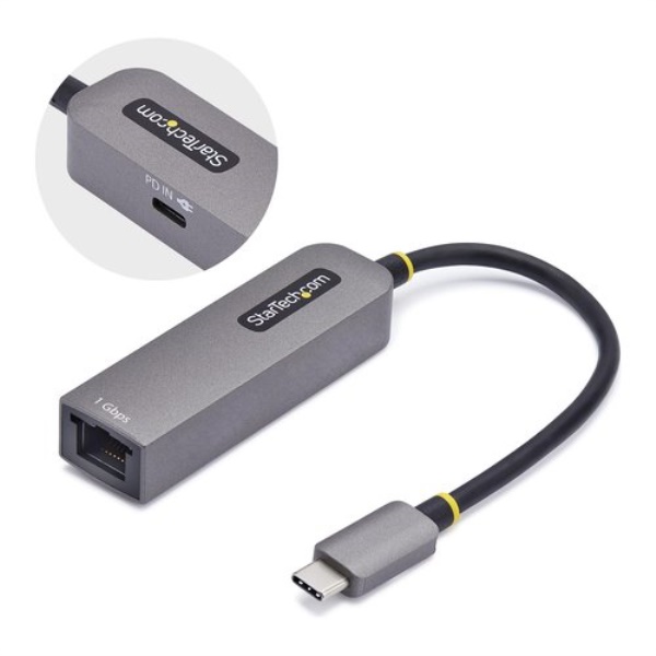 Adattatore di rete Startech.Com 1GPD3 USB C ETHERNET USB C Gray