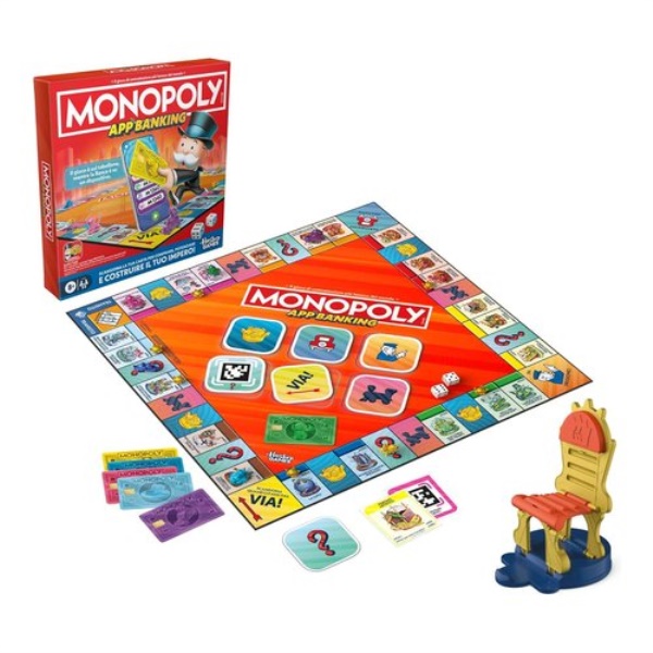 Gioco Hasbro G1424103 MONOPOLY App banking gioco